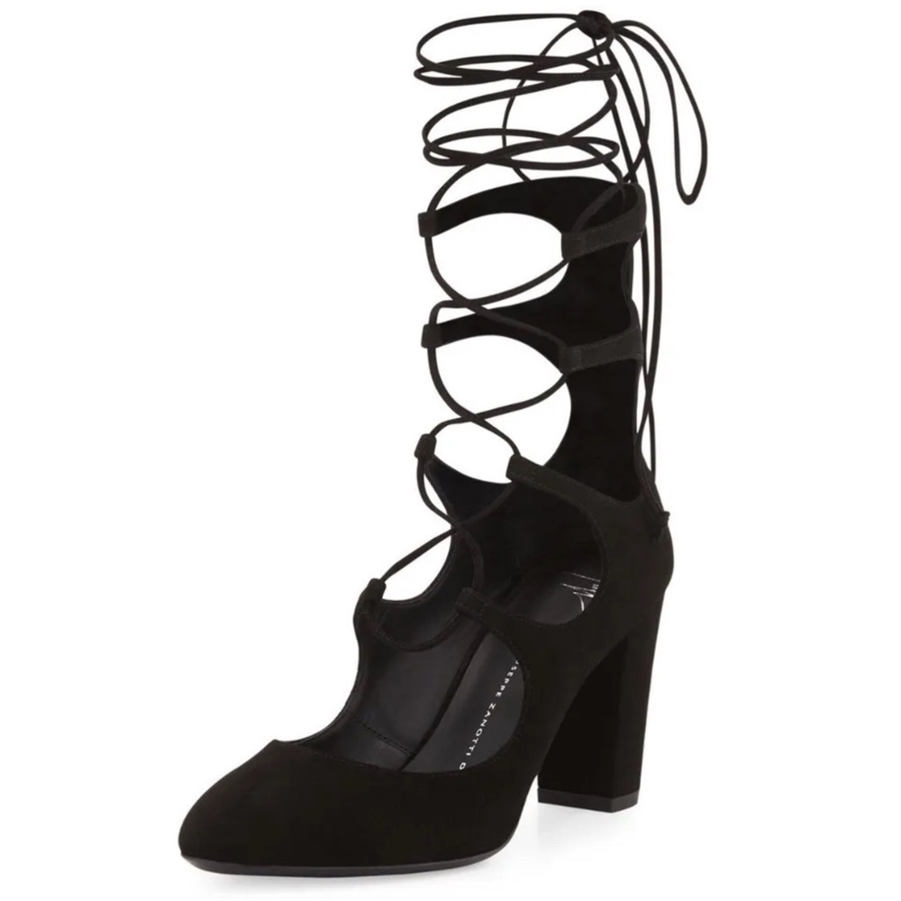 Giuseppe Zanotti Bebe Suede Lace-Up 85mm Pump​​​